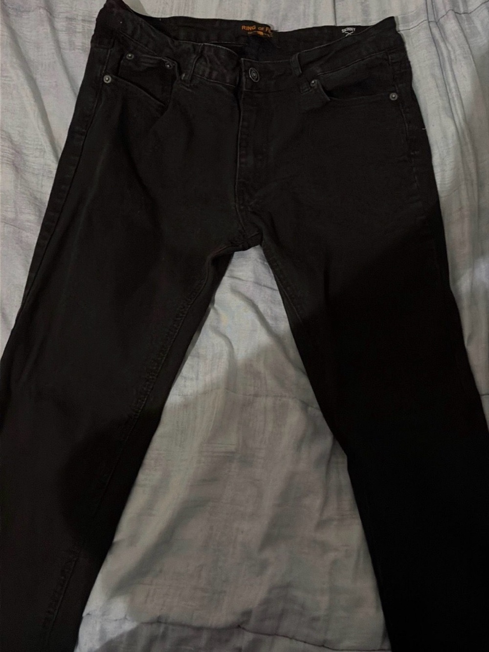 Ring of Fire Men’s Black Skinny Jeans